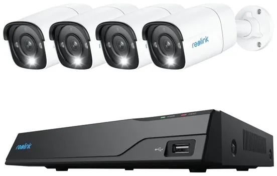 REOLINK NVS8-12MB4 - NVR + camera(s) - wired (Ethernet 10Base-T/100Base-T) - AC powered PoE